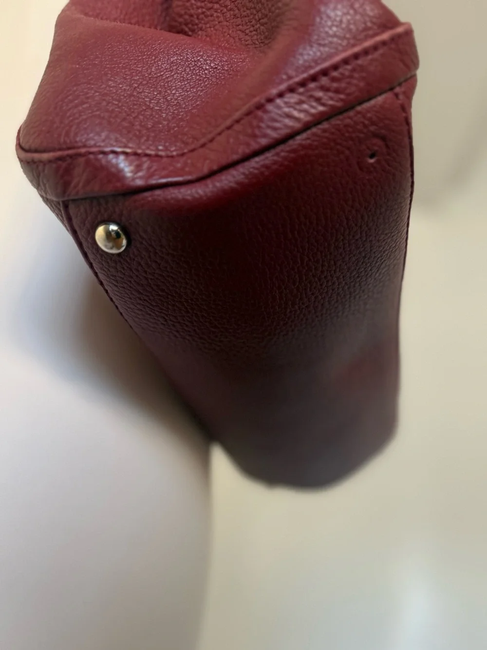 Gucci Soho Shoulder Bag Red Burgundy Medium Size - Picture 3 of 14